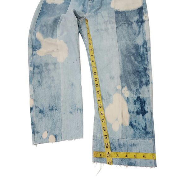 FRAME Le Original Bleached High Waist Jeans In Fresco Jeans Womens 26 Blue - Picture 10 of 12